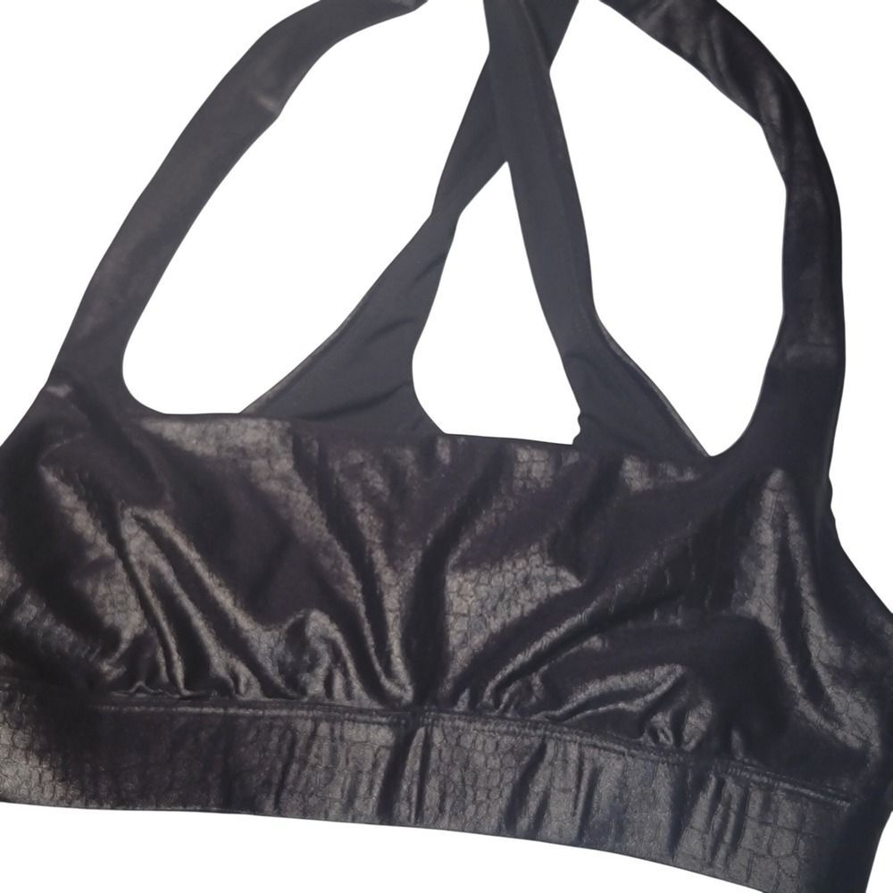 Carbon38 Leopard Takara Shine Fitness Action Bra 2.0 Top New Condition size S